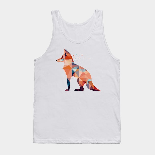 Geometric Animal Tank Top by MBNEWS